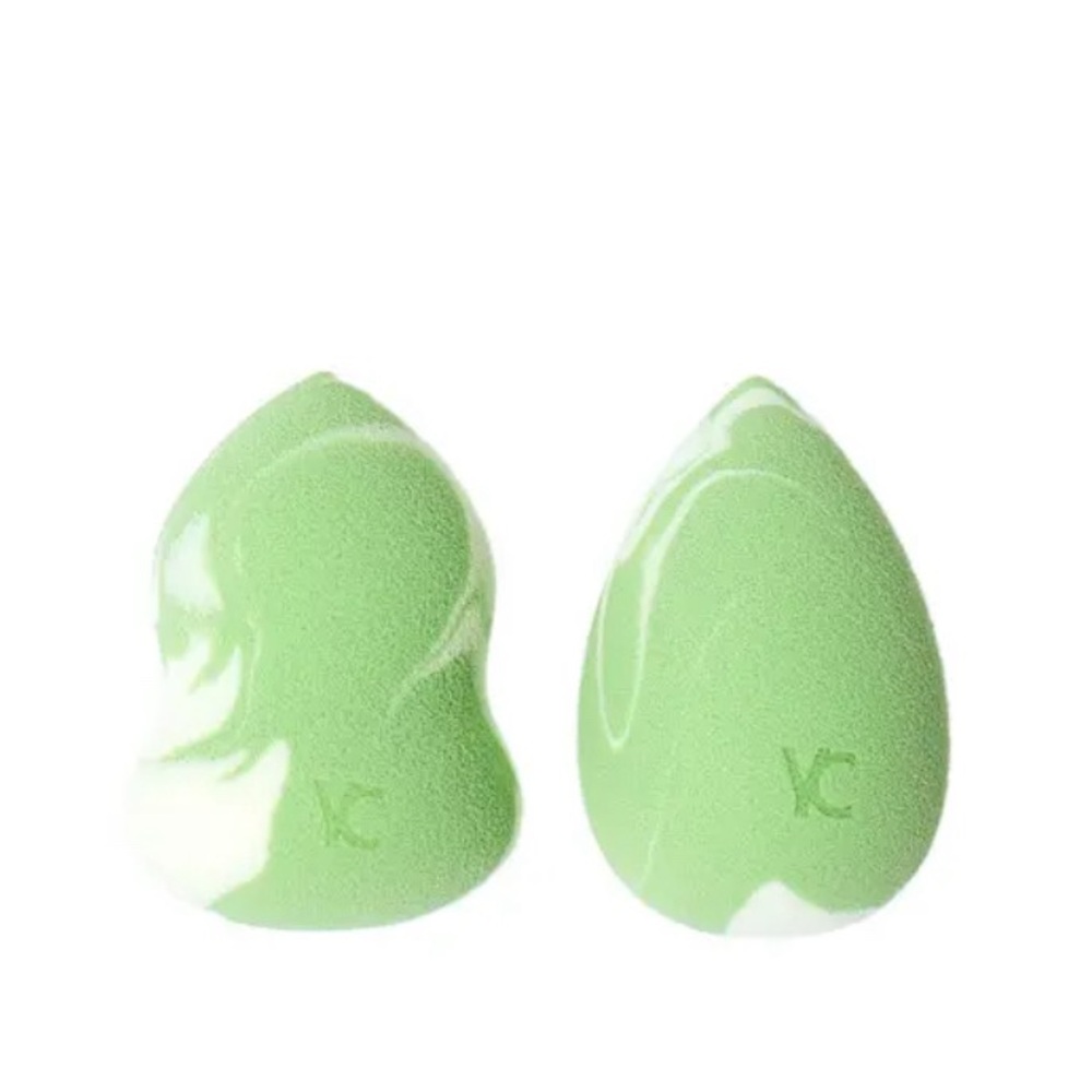 YC COLLECTION Marble Beauty Makeup Sponge Duo Vegan Sealed New